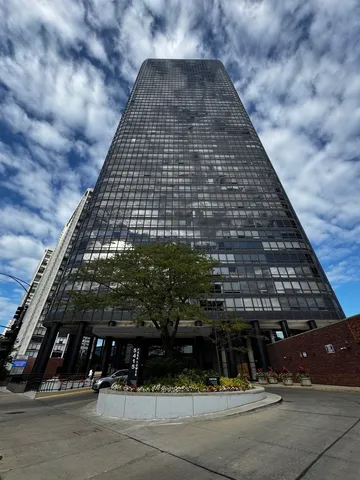 a front view of a building