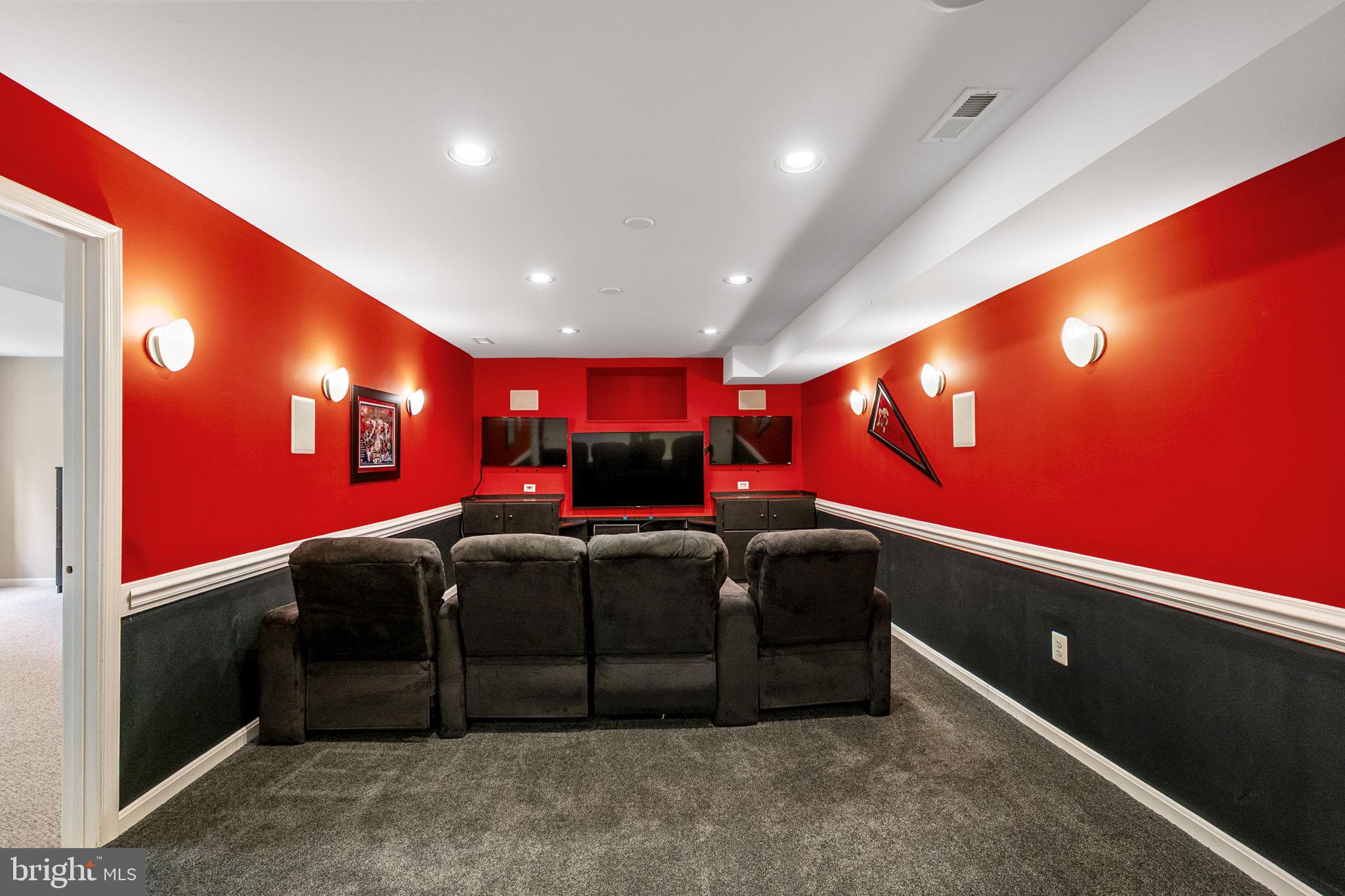 23128 Persimmon Ridge Road Clarksburg, MD 20871 - Photo 6 of 66 Watch the big game in the media room