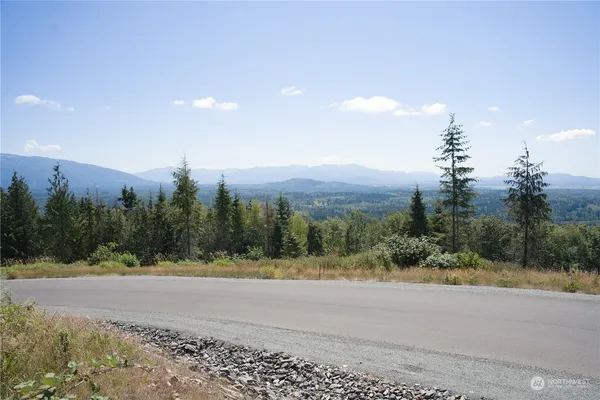 a view of a backyard of a house