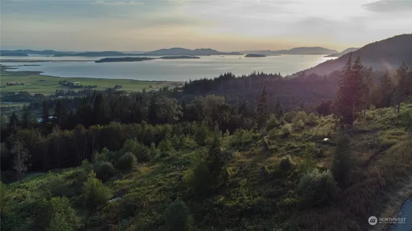 a view of lake and mountain