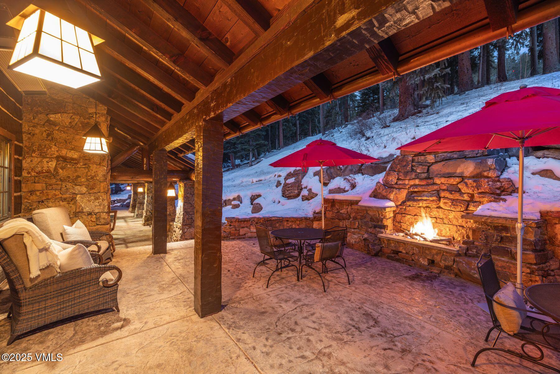 3698 Daybreak Ridge Road Avon, CO 81620 - Photo 15 of 47 Back patio