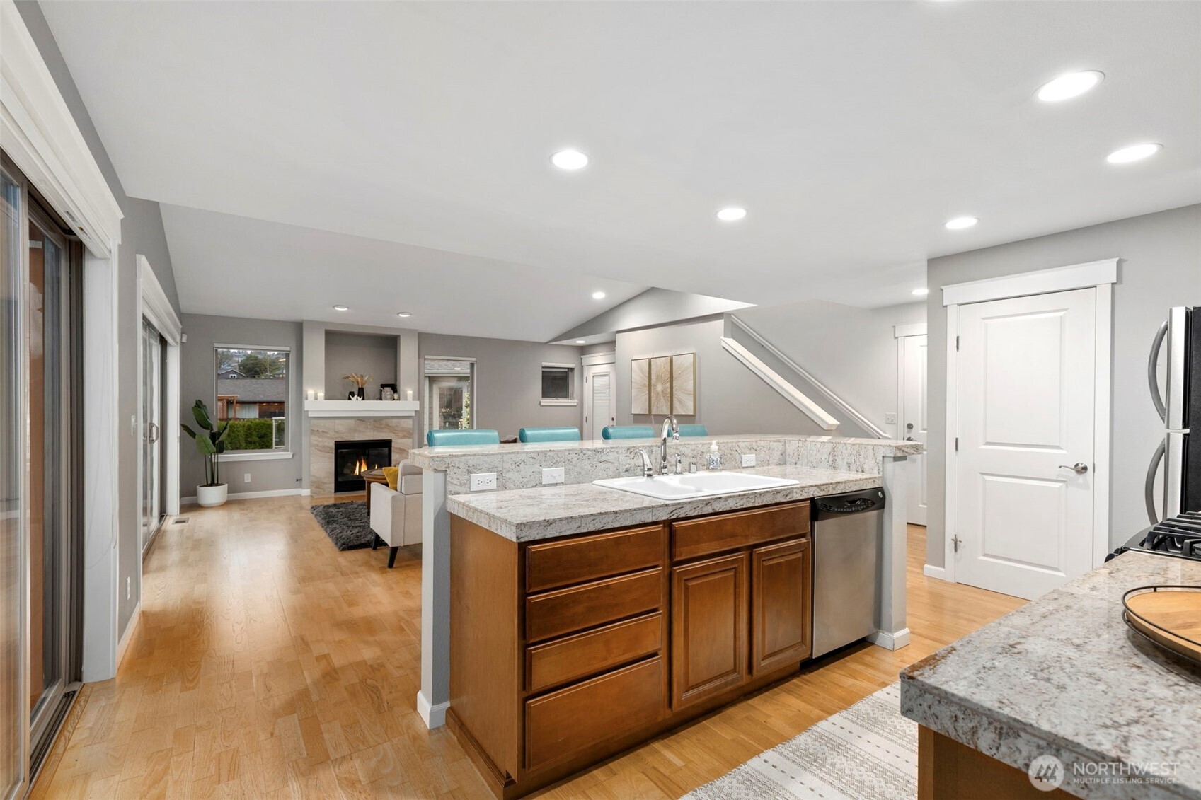 219 Apple Street Bremerton, WA 98310 - Photo 18 of 39 a view of a kitchen center island and stainless steel appliances