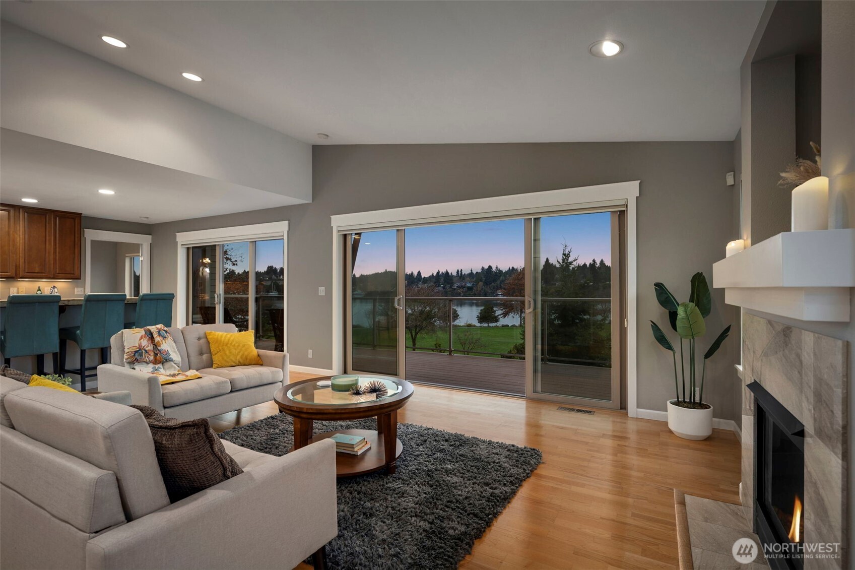219 Apple Street Bremerton, WA 98310 - Photo 36 of 39 a living room with furniture and a fireplace