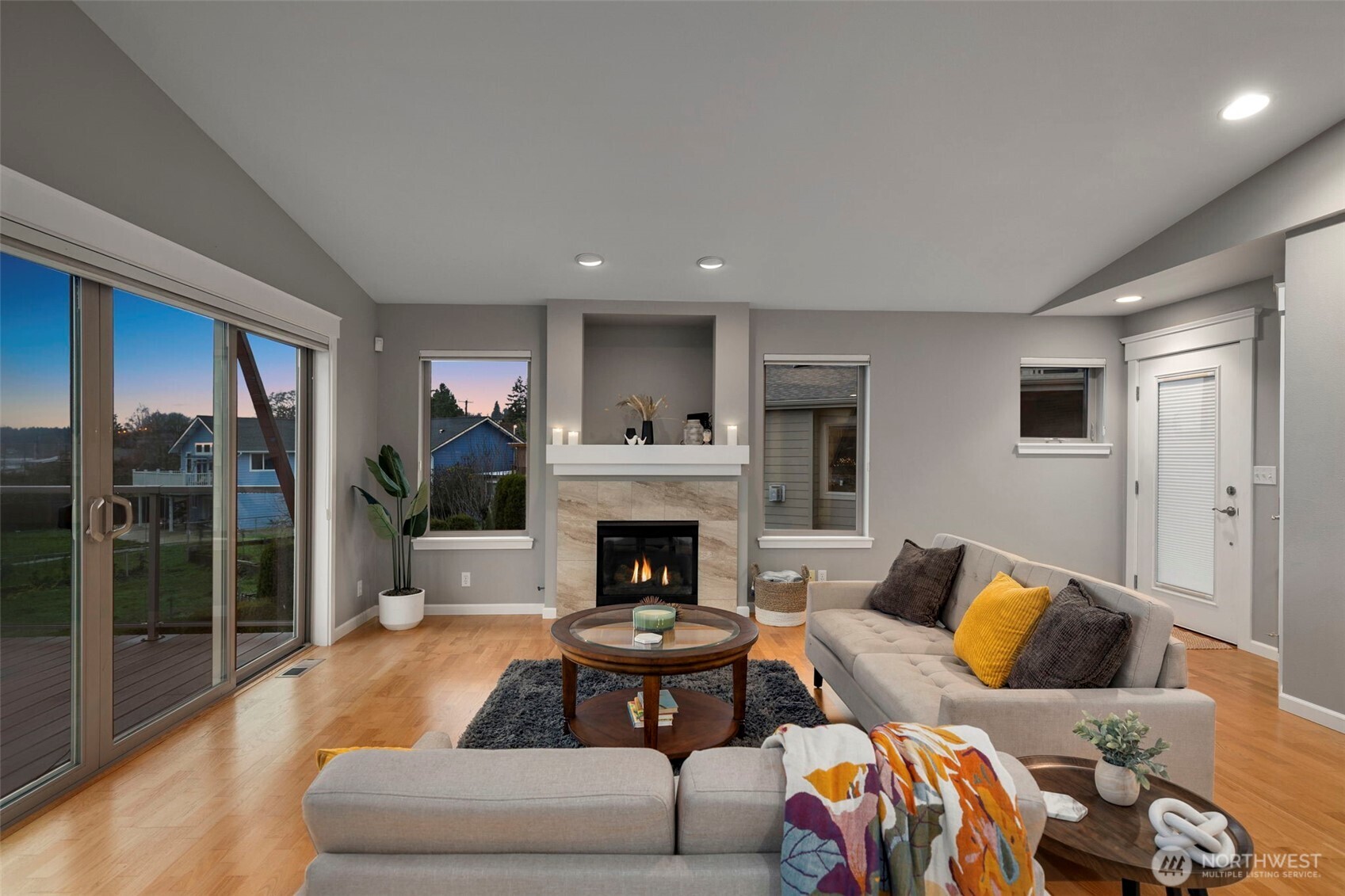 219 Apple Street Bremerton, WA 98310 - Photo 38 of 39 a living room with furniture and a fireplace