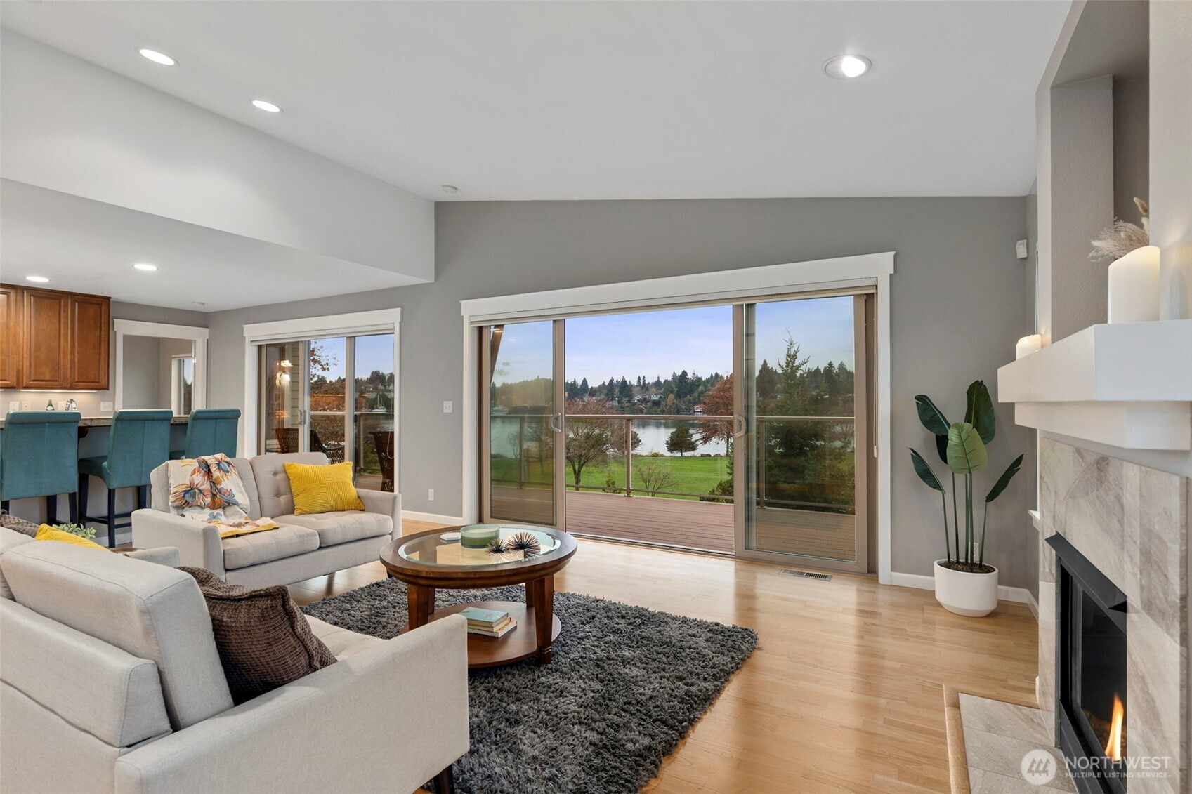 219 Apple Street Bremerton, WA 98310 - Photo 7 of 39 a living room with furniture and a fireplace