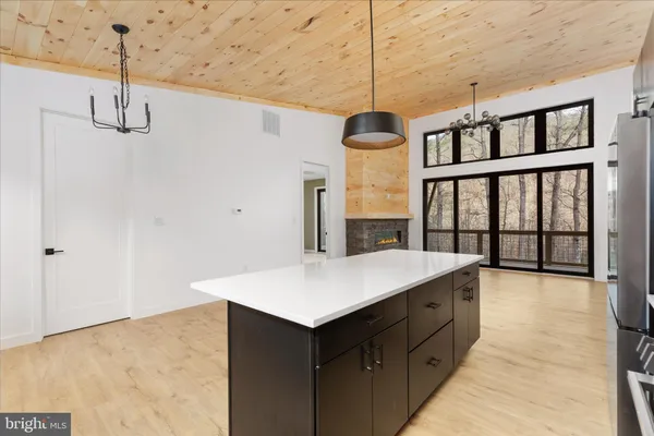 a very nice looking room with a large window