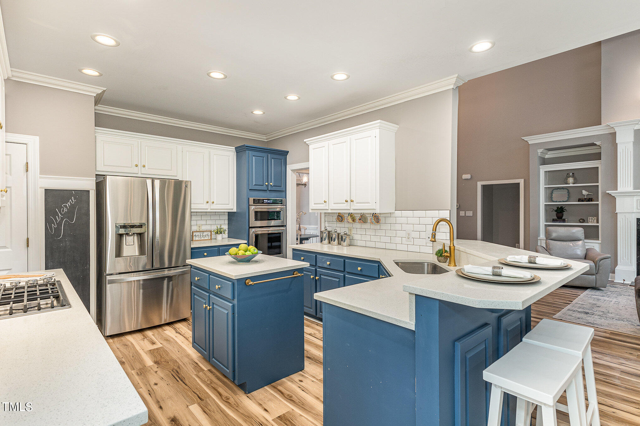 3200 Nimich Pond Way Raleigh, NC 27613 - Photo 4 of 26 a kitchen with refrigerator and cabinets