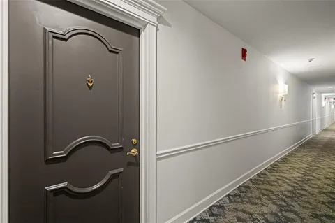 a close view of closet