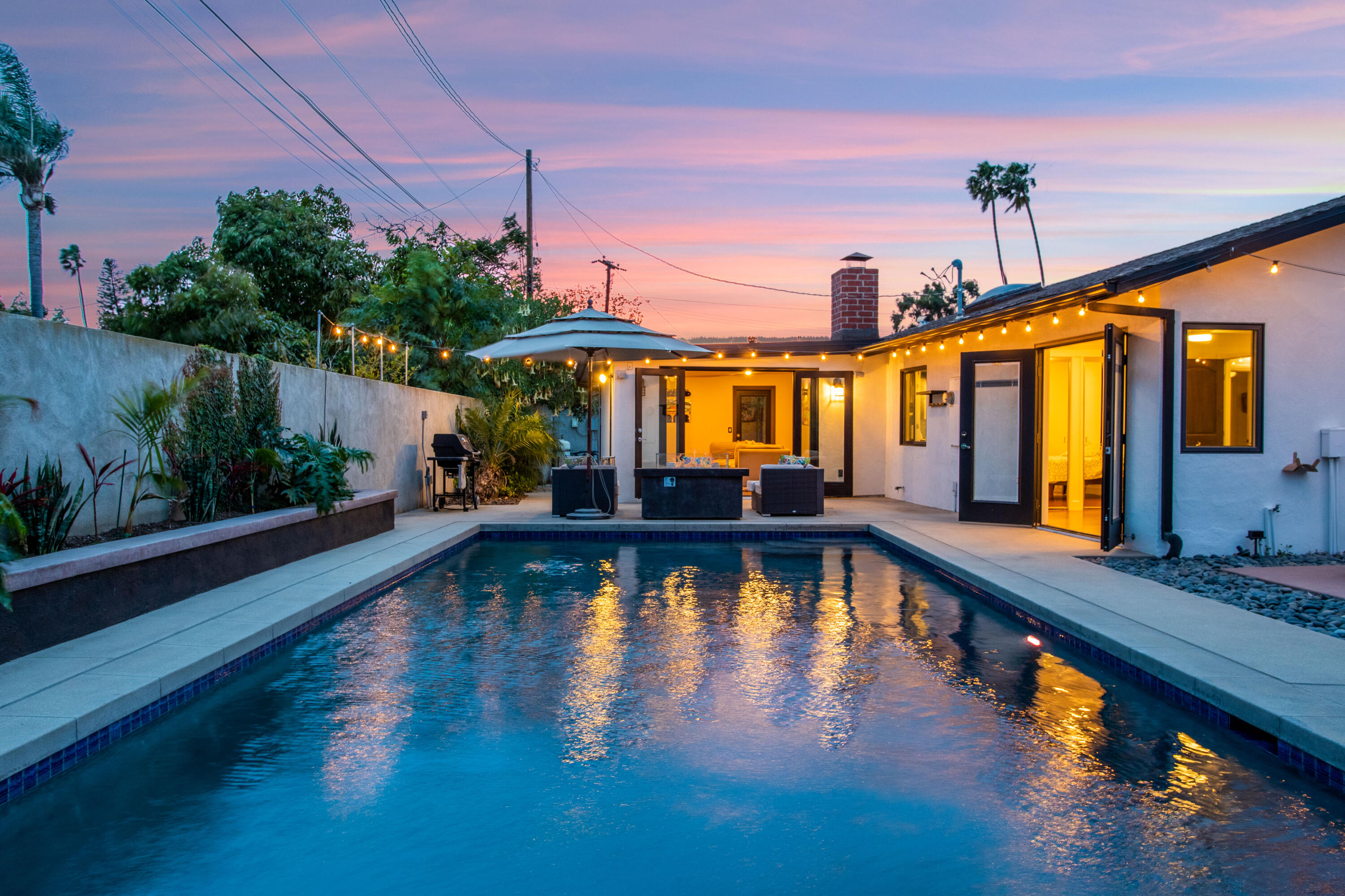 5211 Keo Drive Santa Barbara, CA 93111 - Photo 29 of 39 Pool - Twilight