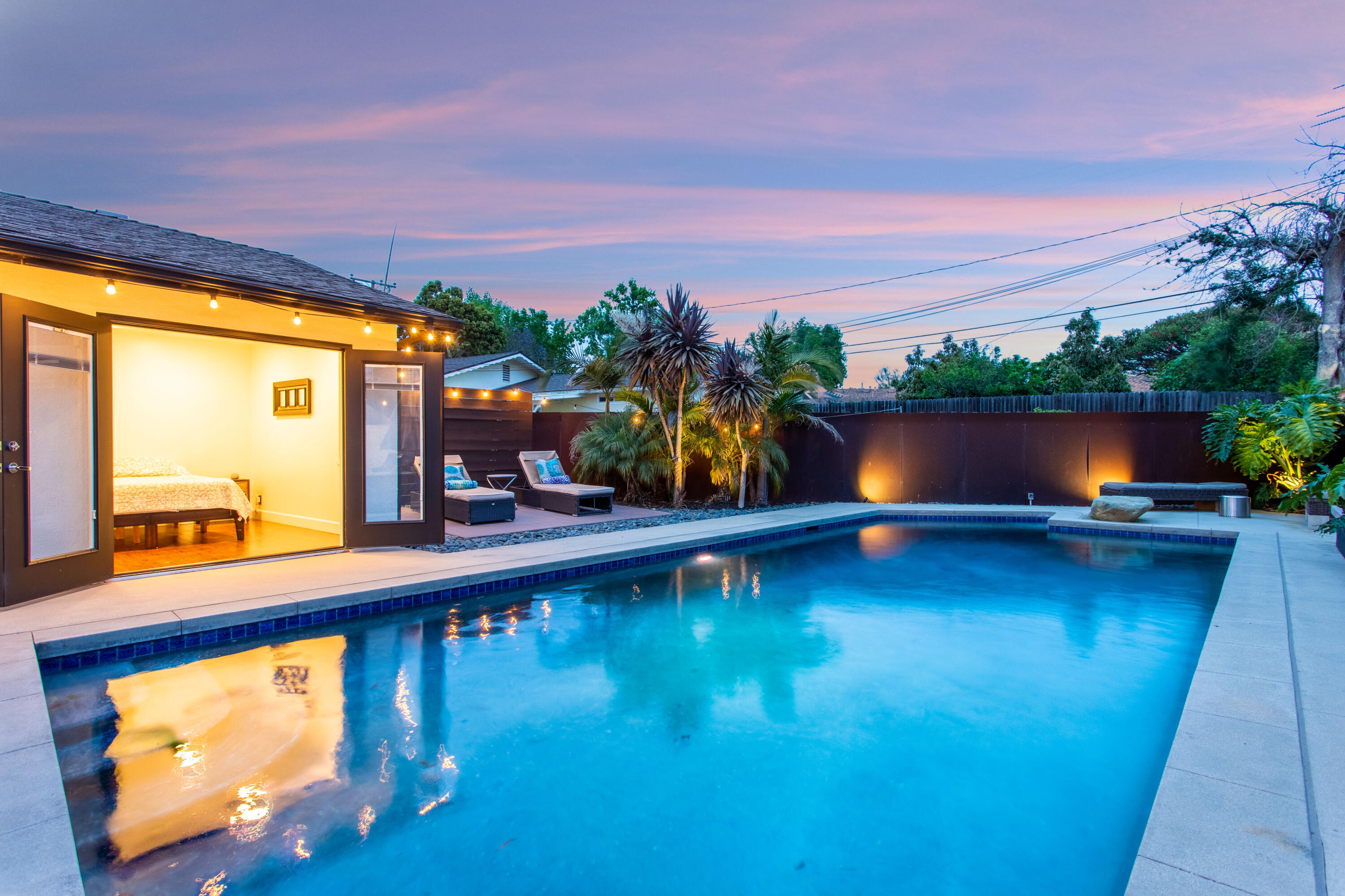5211 Keo Drive Santa Barbara, CA 93111 - Photo 32 of 39 Pool - Twilight