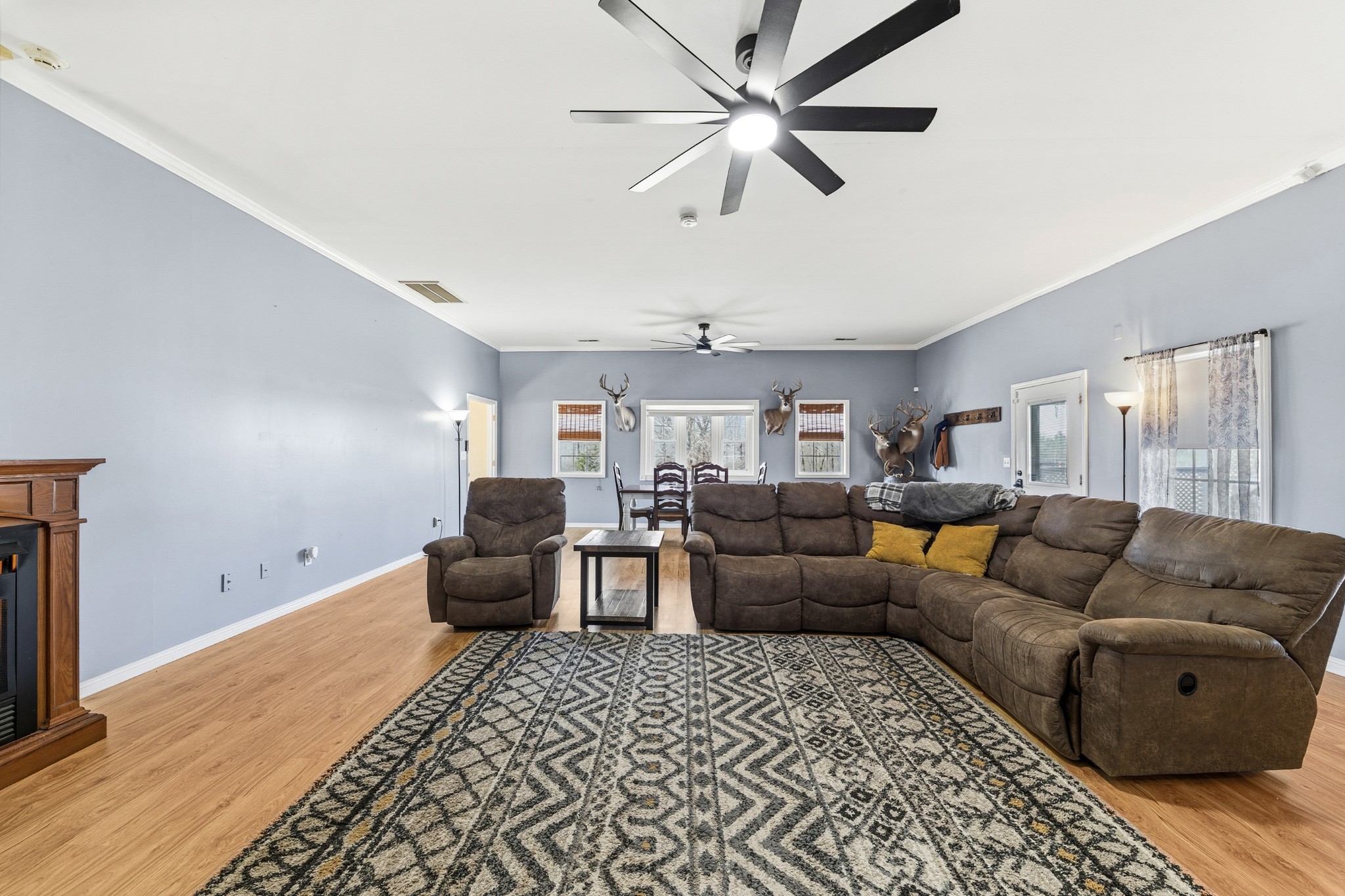 1825 Powell School Road Goodspring, TN 38460 - Photo 12 of 100 a living room with furniture and a rug