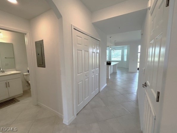 43997 Boardwalk Loop, Unit 1816 Punta Gorda, FL 33982 - Photo 9 of 44 a bathroom with a sink and mirror