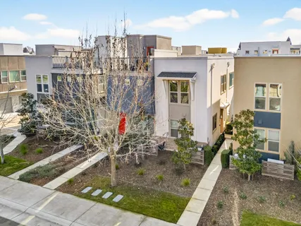 a view of a buildings
