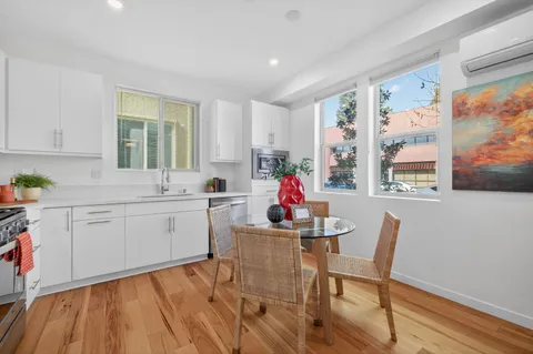 a living room with furniture and window