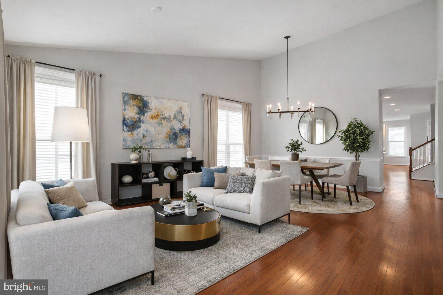 6016 East Greenbrier River Road Fredericksburg, VA 22407 - Photo 2 of 46 Living and Dining Rooms - Virtually Staged
