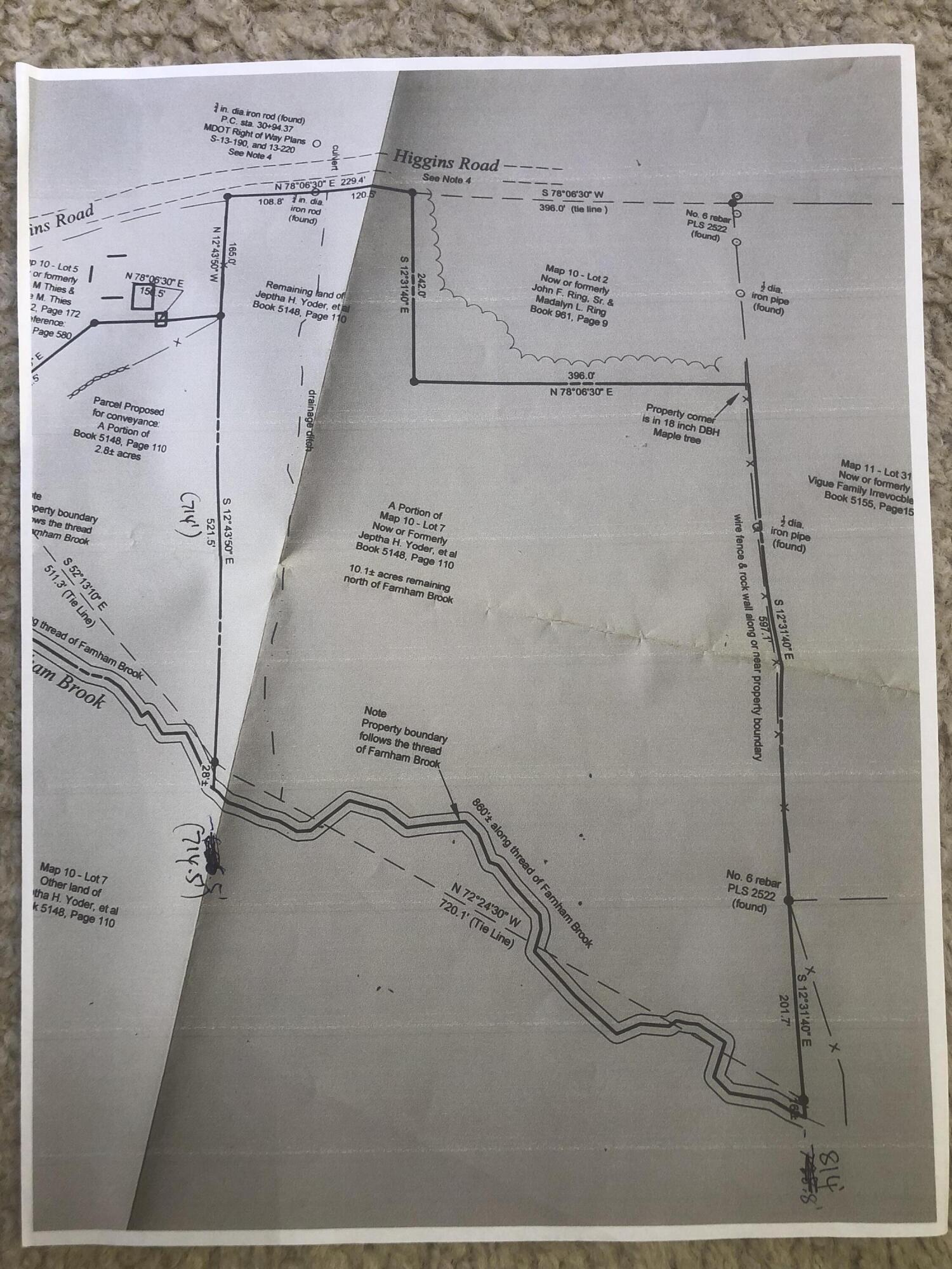 M10-l 7a Higgins Road Pittsfield, ME 04967 - Photo 5 of 5 survey