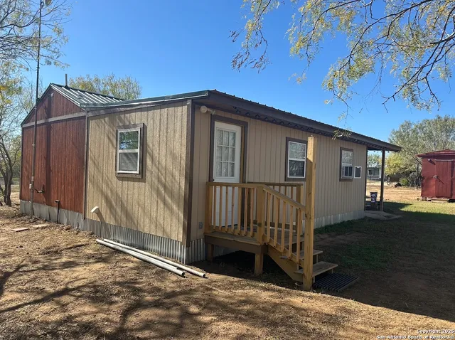 a house with a outdoor space