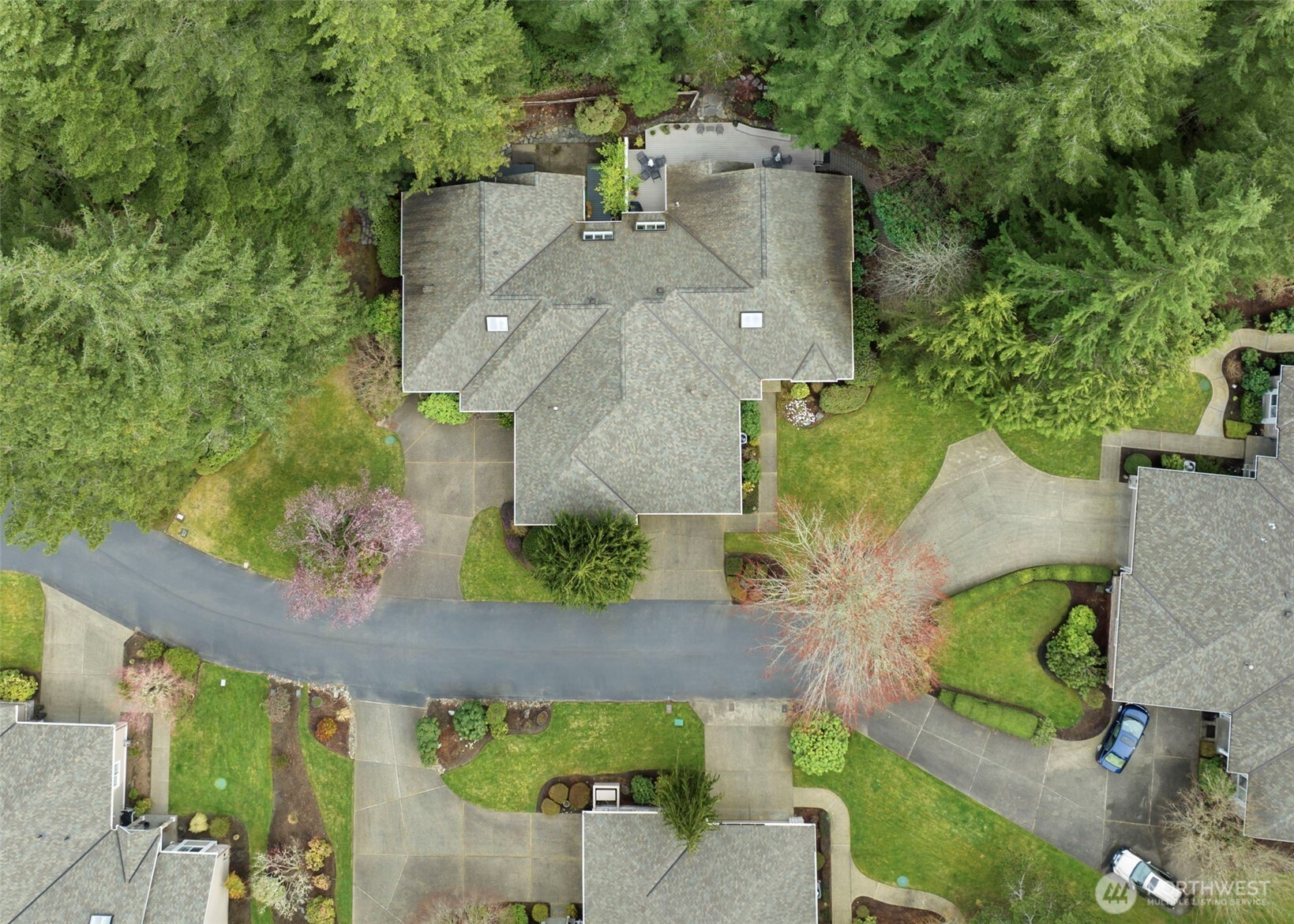 7033 Prestwick Lane Southwest Port Orchard, WA 98367 - Photo 29 of 39 an aerial view of a house with outdoor space and street view