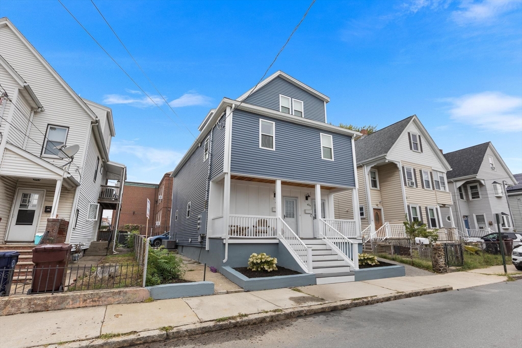 43 Alfred Street, Unit A Everett, MA 02149 - Photo 29 of 29 a front view of a residential apartment building with a street