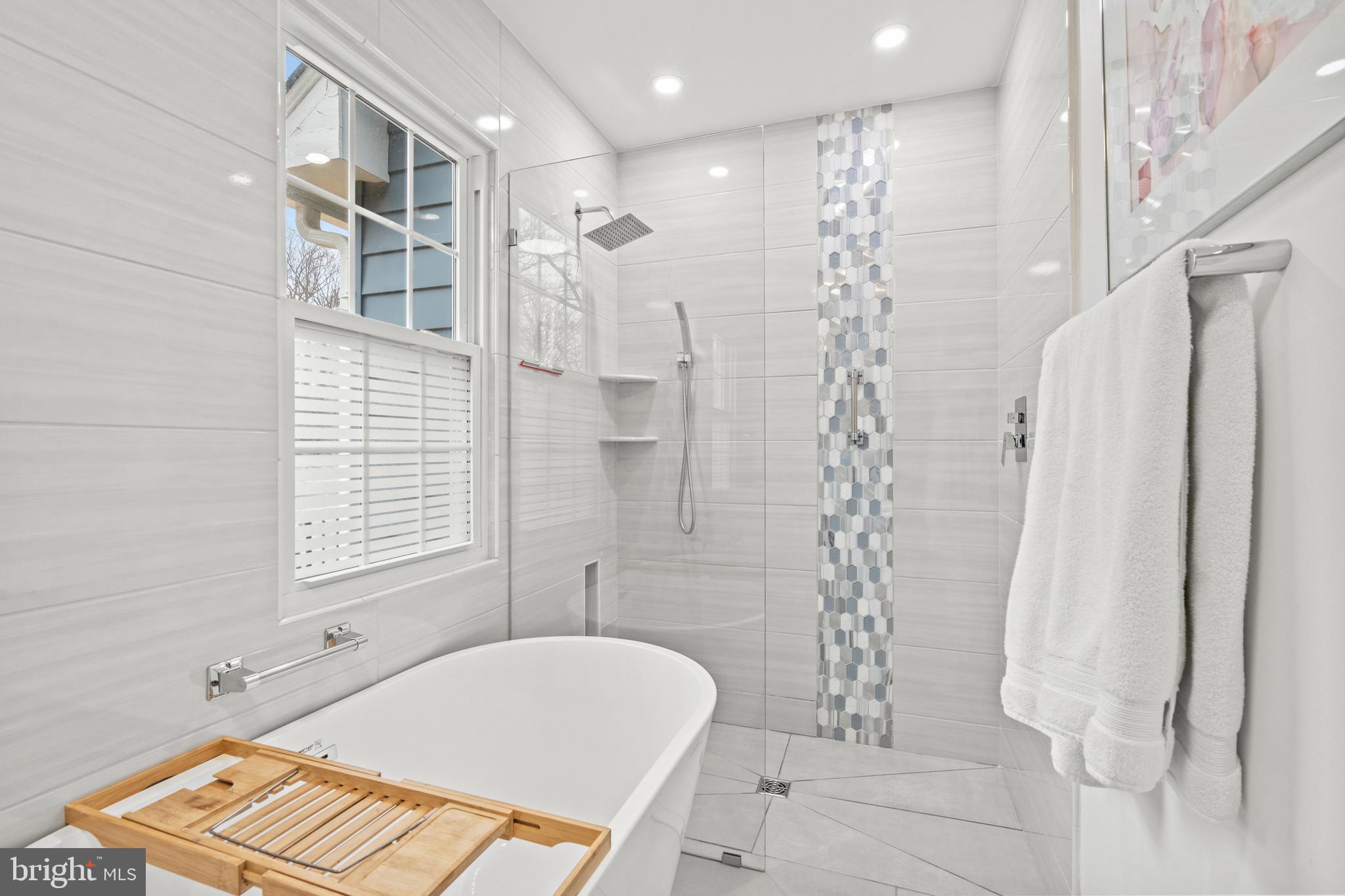 4007 Old Mill Road Alexandria, VA 22309 - Photo 20 of 39 Primary Bath with Walk-In Shower