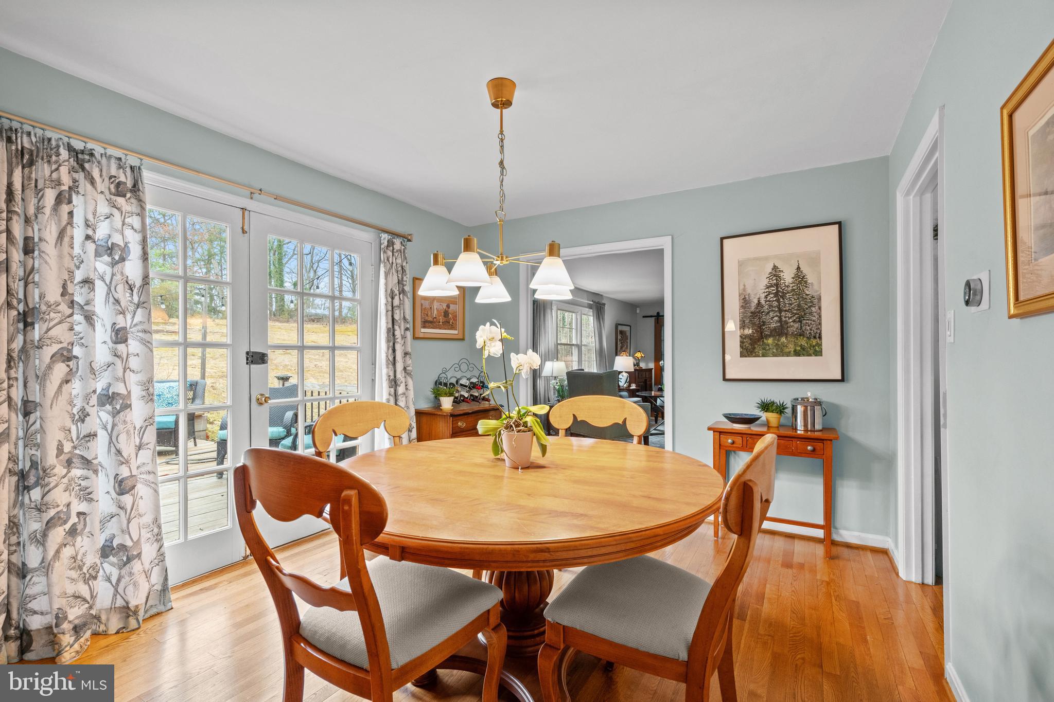 4007 Old Mill Road Alexandria, VA 22309 - Photo 8 of 39 Dining Room with Access to Back Deck