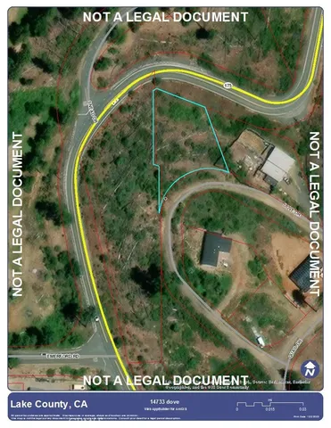 an aerial view of a garden