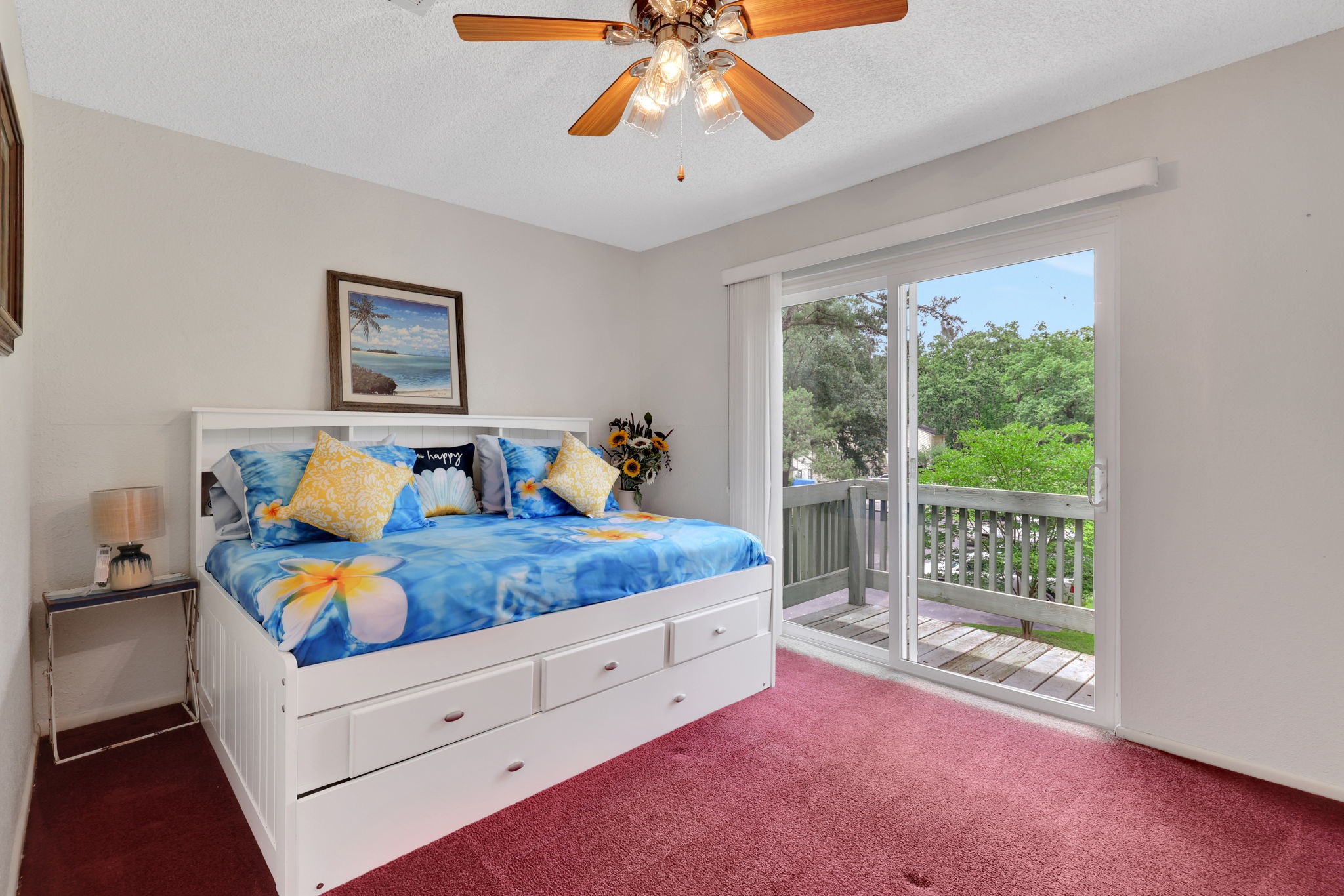 142 Villa Way Coldspring, TX 77331 - Photo 17 of 35 Guest bedroom with its own balcony