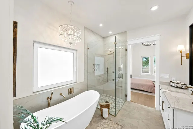 a room with a closet and wooden floor