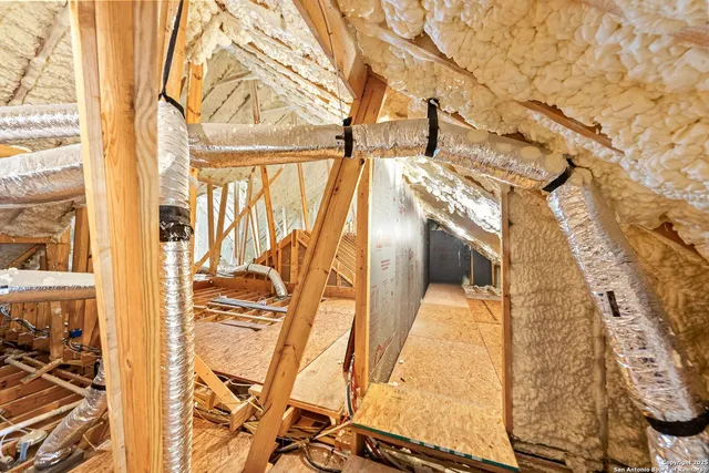 a view of a yard with plants