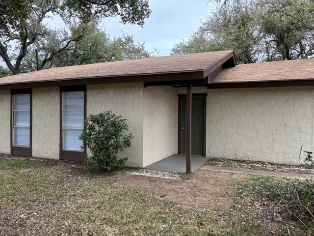 a view of a house with a outdoor space