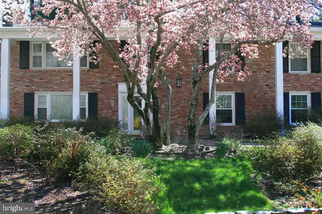 front view of a house with a tree