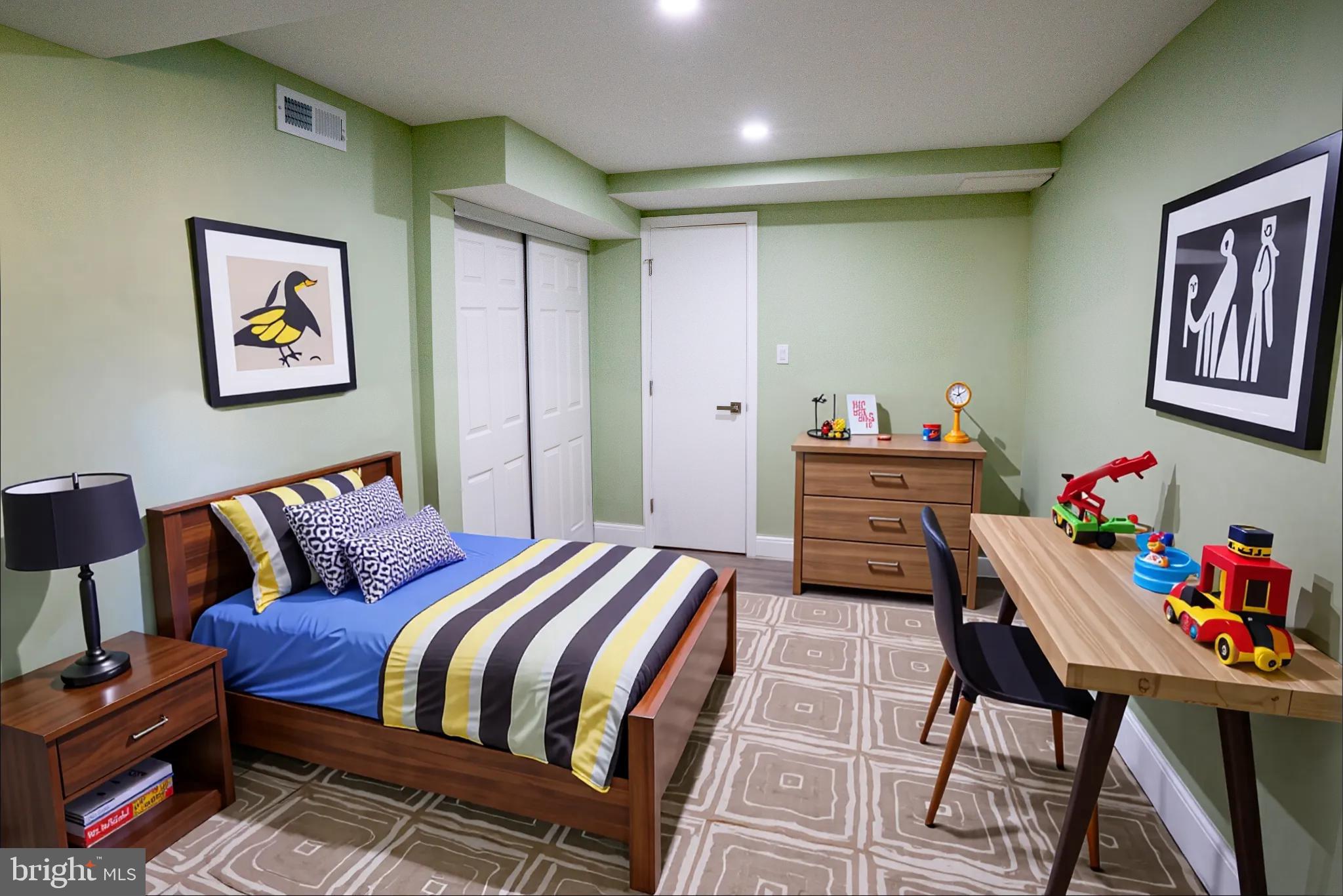 2652 Cory Terrace Silver Spring, MD 20902 - Photo 8 of 33 a bedroom with a bed and furniture