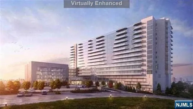 a view of a city with tall buildings