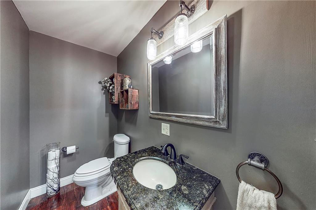 127 Miller Lane Road Waynesburg, PA 15370 - Photo 13 of 25 Powder room off of kitchen.