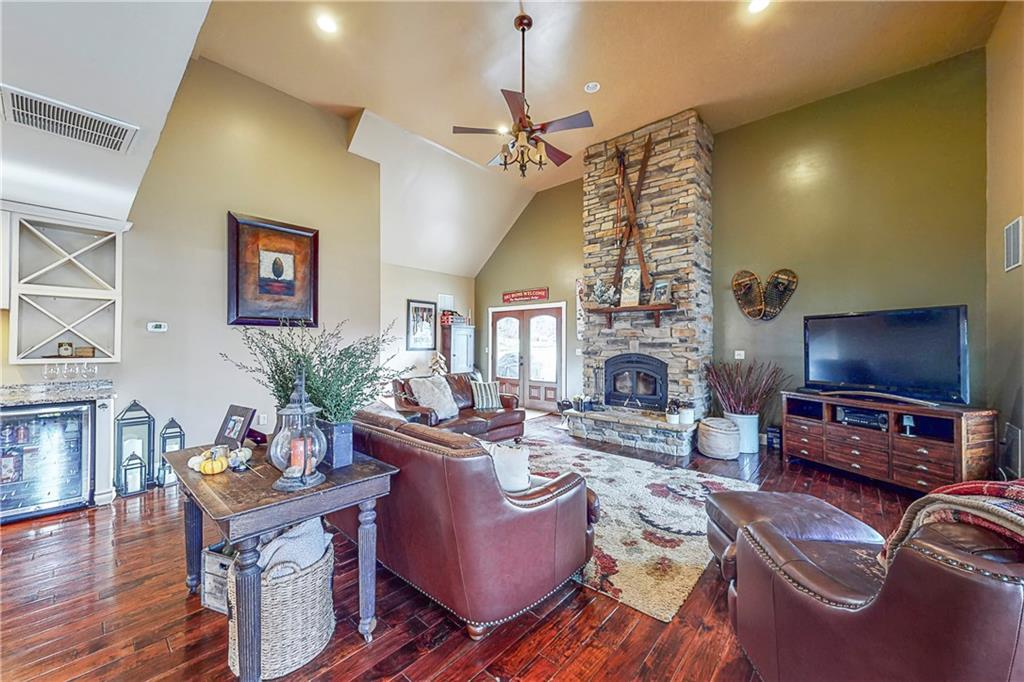 127 Miller Lane Road Waynesburg, PA 15370 - Photo 6 of 25 Gorgeous vaulted ceiling and stone fireplace is the perfect place to snuggle up on the couch on those cold snowy nights.