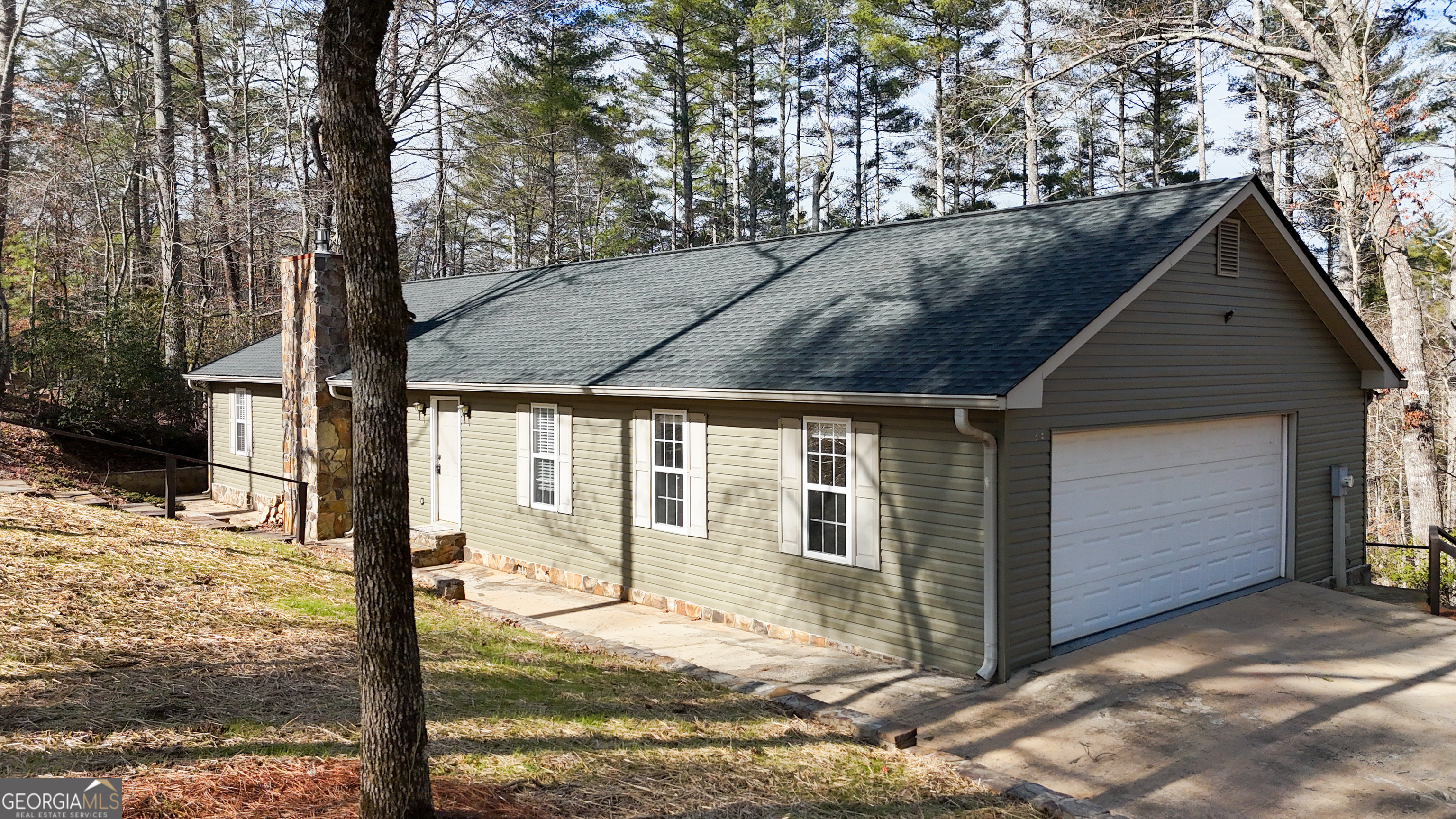 499 Old Deer Path Way Cleveland, GA 30528 - Photo 17 of 26 a view of house entrance to yard