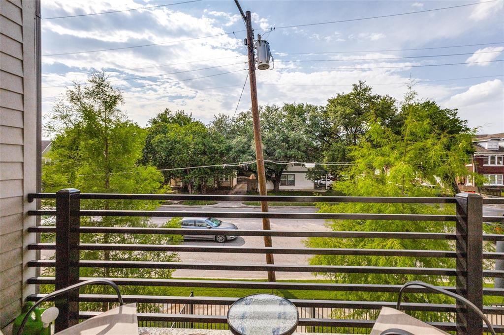 4785 Asher Place Dallas, TX 75204 - Photo 25 of 30 a view balcony with a garden