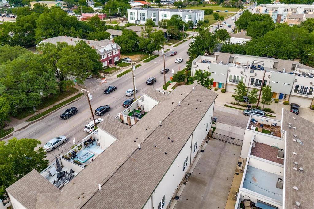 4785 Asher Place Dallas, TX 75204 - Photo 29 of 30 an aerial view of residential houses with outdoor space