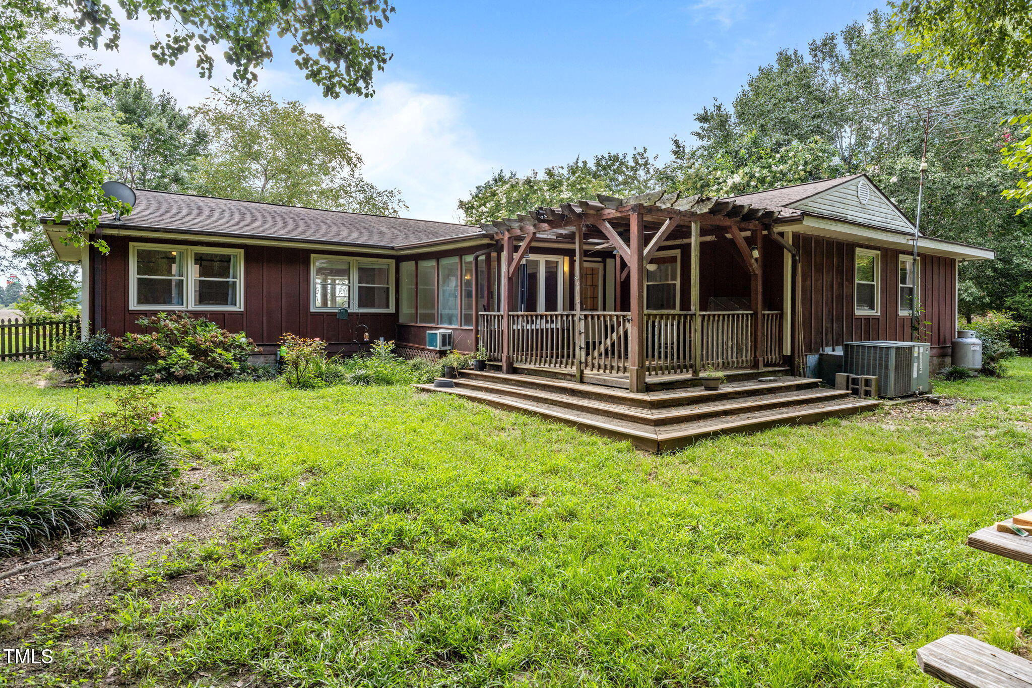 1413 Bud Hawkins Road Dunn, NC 28334 - Photo 33 of 51 Rear deck