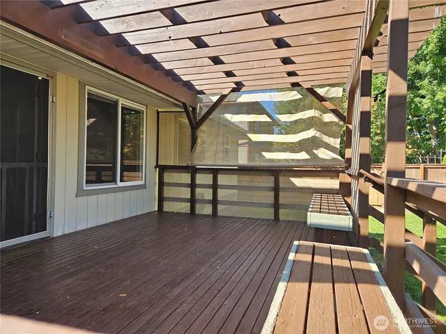 a view of outdoor space deck and deck