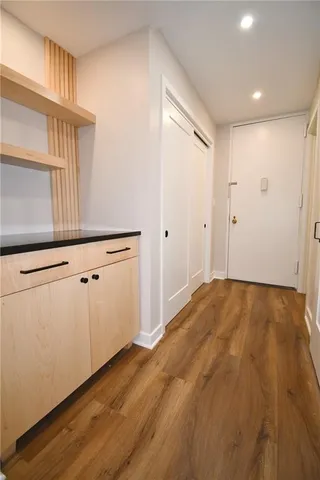 a view of an empty room