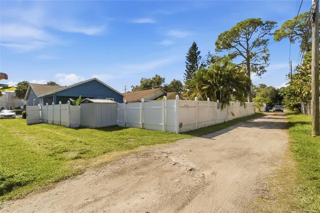 a house with yard area in front of it
