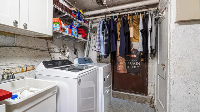 a view of storage and utility room