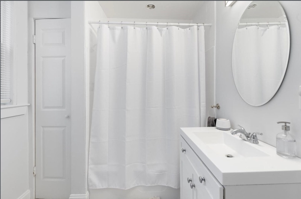 16 Atlantic Street Boston, MA 02127 - Photo 8 of 18 a bathroom with a sink vanity and a mirror