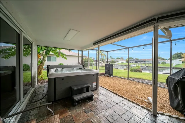 a very nice looking room with a large window