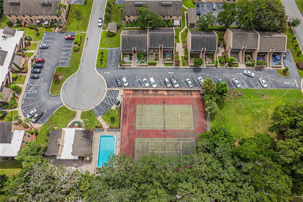 2418 Northeast 7th Street, Unit 6 Ocala, FL 34470 - Photo 37 of 39 an aerial view of a house