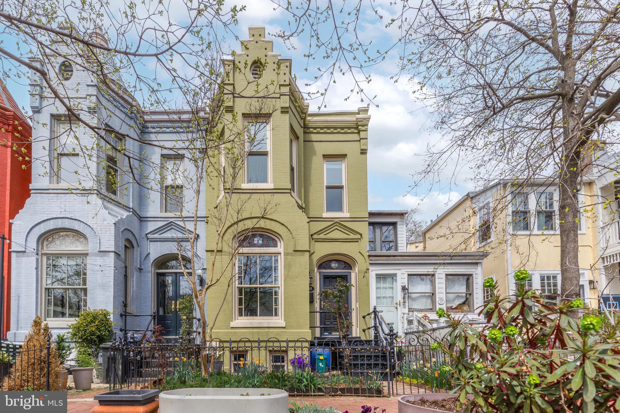 a front view of a multi story residential apartment building