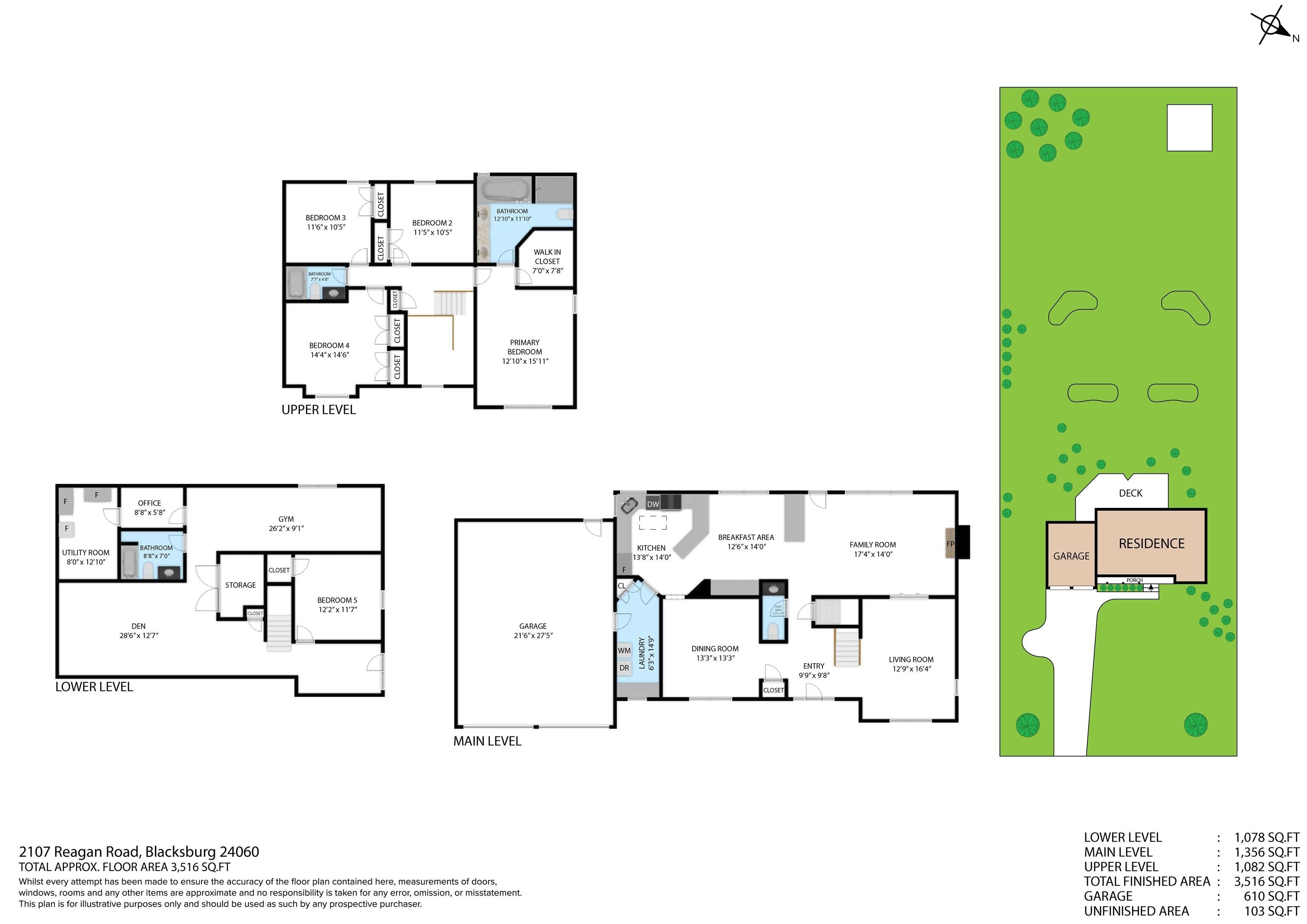 2107 Reagan Road Blacksburg, VA 24060 - Photo 13 of 15 Gallery Image 13
