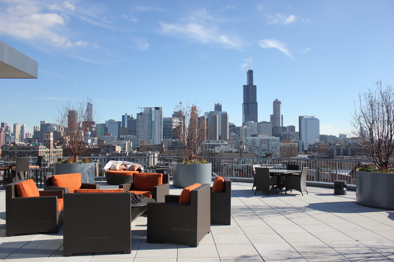 1164 West Madison Street, Unit 309 Chicago, IL 60607 - Photo 10 of 18 a view of a terrace with sitting area