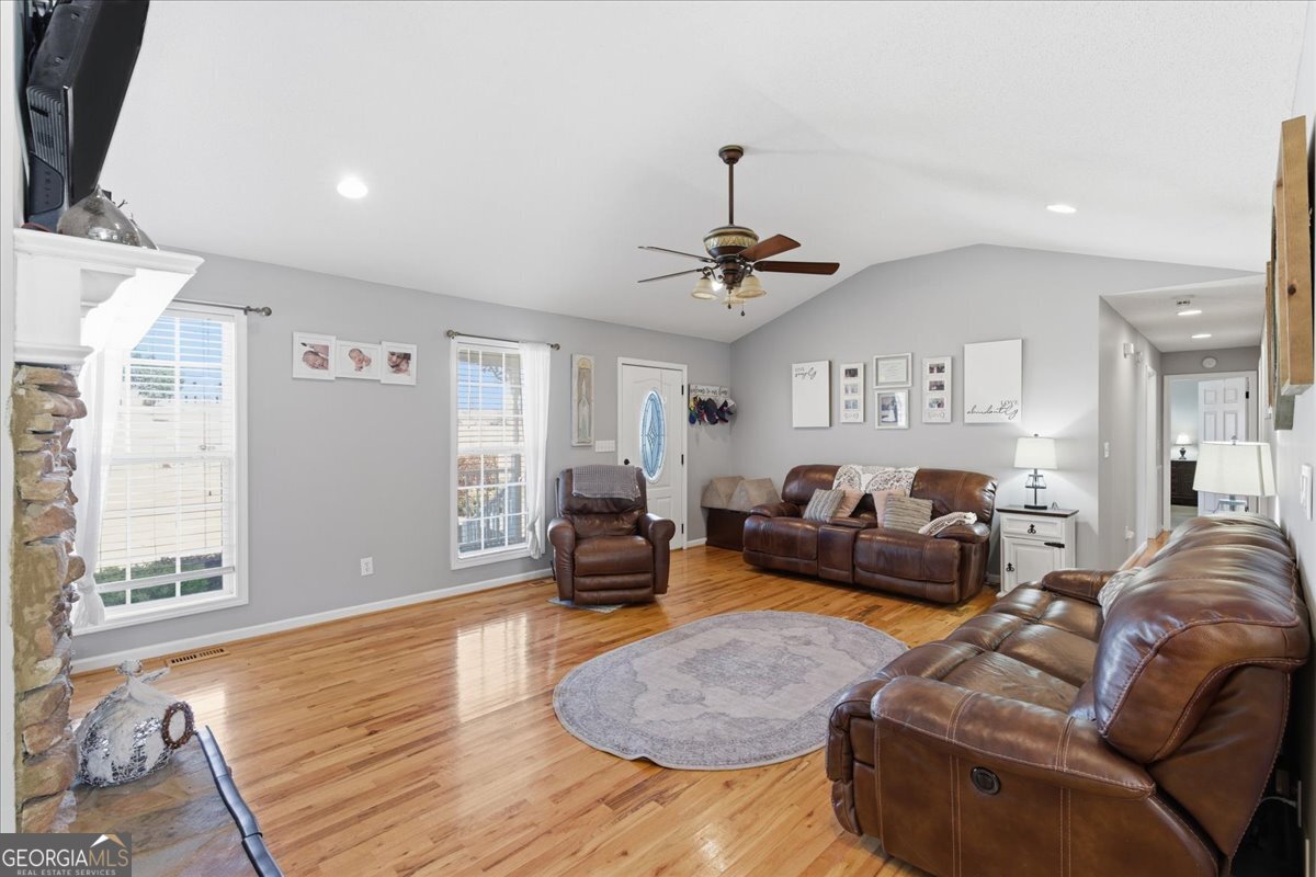 1111 Old Collard Valley Road Aragon, GA 30104 - Photo 10 of 38 a living room with furniture and a wooden floor